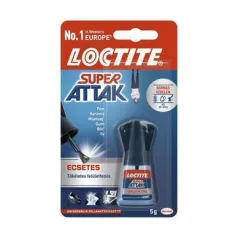 Ragasztó Super Attak 5 gr Ecsetes Loctite