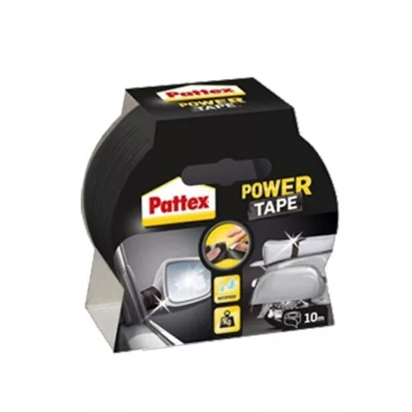 Ragasztószalag Power Tape Fekete 10 m 1677378