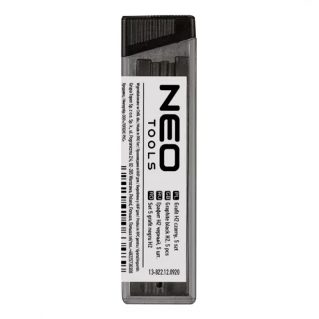 Ácsceruza Neo 13-822 Fekete Betét H2 5db