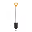 Fiskars Ásó Solid 131413/1003455 Nyelezett, Hegyes
