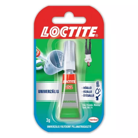 Pillanatragasztó Loctite Super Bond 3 gr. Liquid/12 db 