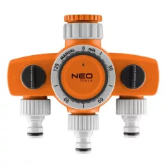   Vízelosztó Neo 15-750 3 Utas, Időzítő Óra, Max 120 Perc
