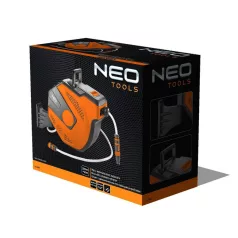  Tömlődob Készlet Neo 15-891 1/2" 20M+2M Csatlakozó Tömlővel 10 Bar