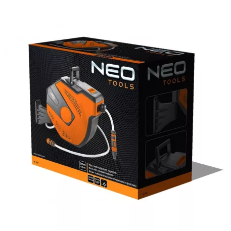 Tömlődob Készlet Neo 15-891 1/2" 20M+2M Csatlakozó Tömlővel 10 Bar