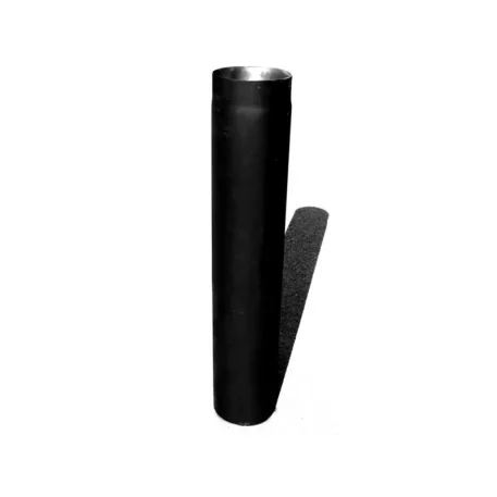 Kályhacső Fekete 1,0 120/100 cm