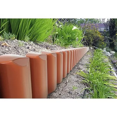 IPBO 228/130 mm ágyásszegély Terrakotta 2,5 m ÚJ