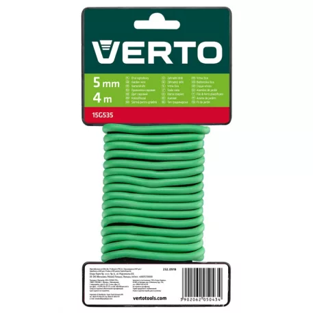 Kötözőhuzal Verto 15G535 Kerti 5 mm, 4 m