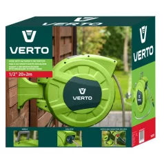 Tömlődob Készlet Verto 15G891 20 M Falra Szerelhető