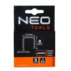 Tűzőkapocs Neo 16-508  8 mm 2000 db J Tip.