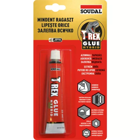 Ragasztó T-rex hybrid soudal 25 ml 