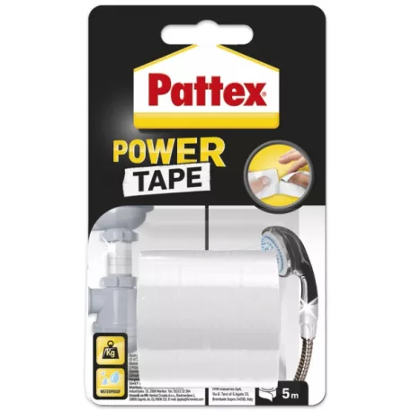 Ragasztószalag Power Tape Fehér 5 m