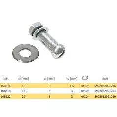 TOPEX Csempevágókerék 16B322 22 mm