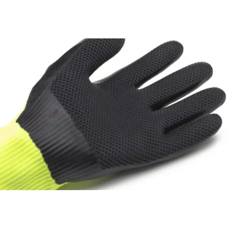 Eurocut strong l440 sárga/fekete tdm c latex kesztyű (8)