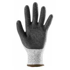 Vágásbiztos szerelőkesztyű latex tenyérrel (Szürke 10)