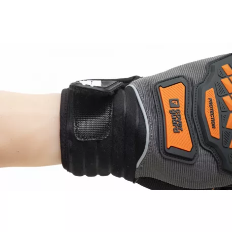 Eurostrong mx600 szürke/narancs kesztyű beütődés ellen (7)