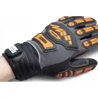 Eurostrong mx600 szürke/narancs kesztyű beütődés ellen (8)