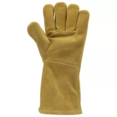 Euroweld 330 hasíték hegesztő kesztyű - 15 cm mandzsetta (Arany 9)