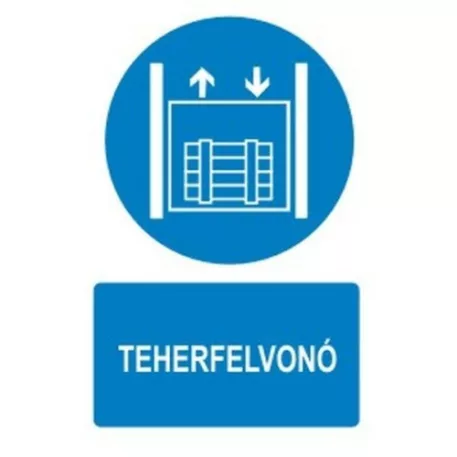 Teherfelvonó - műanyag, 150*100 mm