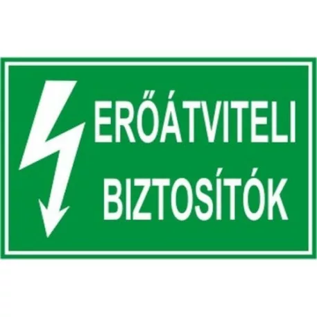Erőátviteli biztosítók - műanyag, 160*240 mm