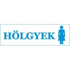 Hölgyek - műanyag, 250*80 mm