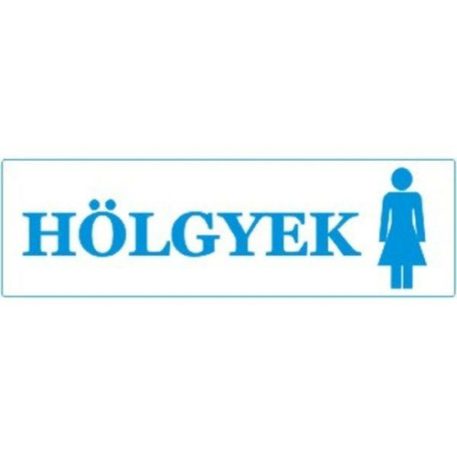 Hölgyek - műanyag, 250*80 mm