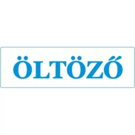 Öltöző - műanyag, 250*80 mm