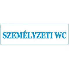 Személyzeti WC - műanyag, 250*80 mm