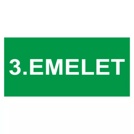 3. Emelet - műanyag, 300*150 mm