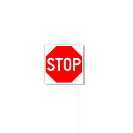 Állj! Stop! - műanyag, 450*450 mm