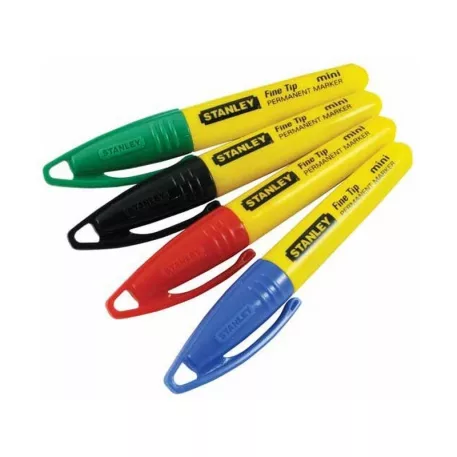Jelölőfilc Stanley 247329 Mini Színes bliszter/4 db
