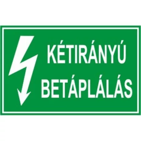 Kétirányú betáplálás - műanyag, 90*60 mm