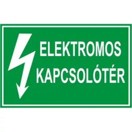 Elektromos kapcsolótér - műanyag, 90*60 mm