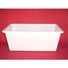 Habarcsláda 90 L Fehér/Natúr