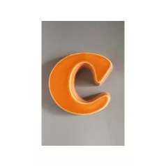 KERÁMIA HÁZSZÁM ˝C˝ VIL.BARNA