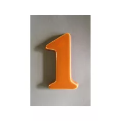 KERÁMIA HÁZSZÁM 1 VIL.BARNA