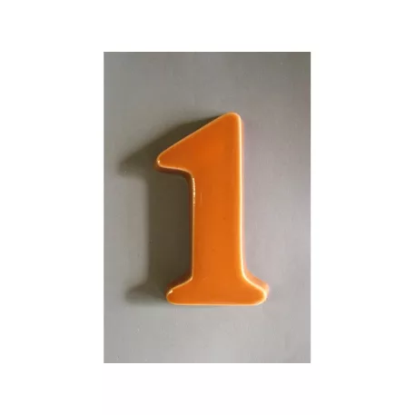 KERÁMIA HÁZSZÁM 1 VIL.BARNA