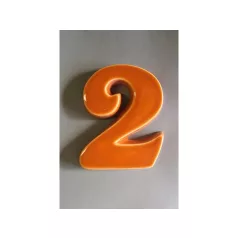 KERÁMIA HÁZSZÁM 2 VIL.BARNA