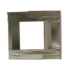 Kéményszegély Állítható Alu. 38x38