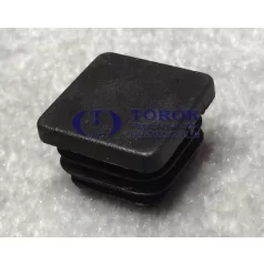 ZÁRÓDUGÓ MŰA.20X20 RECÉS FEKETE/50 DB