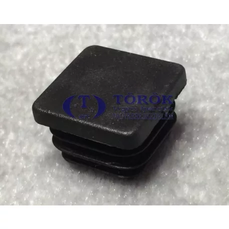 ZÁRÓDUGÓ MŰA.20X20 RECÉS FEKETE/50 DB