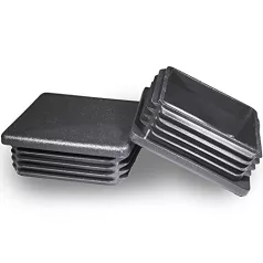 ZÁRÓDUGÓ MŰA.40X40 RECÉS FEKETE/50 DB