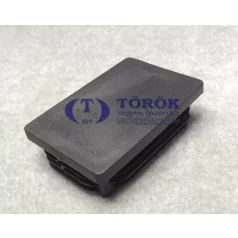 ZÁRÓDUGÓ MŰA.60X40 RECÉS FEKETE/50 DB