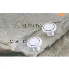 BÚTORGOMB M504 MŰA.FEHÉR ARANY KAR/20