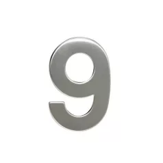 Házszám Fém 9-es Normál Fehér
