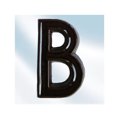 Kerámia Házszám ˝B˝ Barna