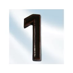 Kerámia Házszám 1 Barna