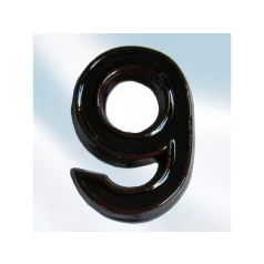 Kerámia Házszám 9 Barna