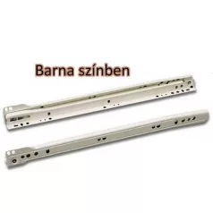 Fiókcsuszka Fém 550 mm Görgős/5 pár Barna