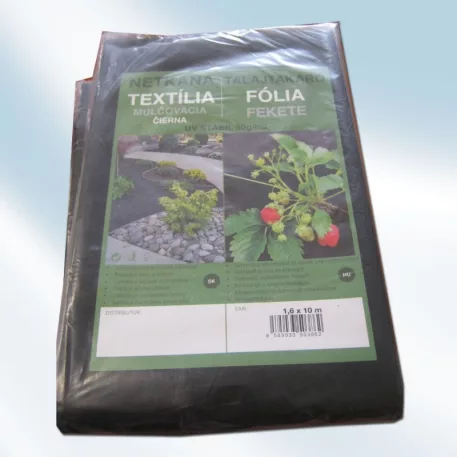 GEOTEXTILIA UV.STABIL FEKETE 1,6X10 M 50G/M2