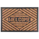 Lábtörlő Matt Gumi/Panama 40 X 60 cm Welcome